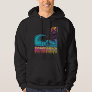 Veste À Capuche Boulders Beach Retro 80s Style Vintage Vaporwave