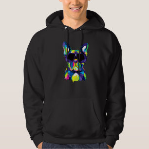 Veste À Capuche Bouledogue français mignon maman papa chien french