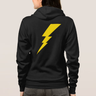 Veste À Capuche Boulon de foudre jaune