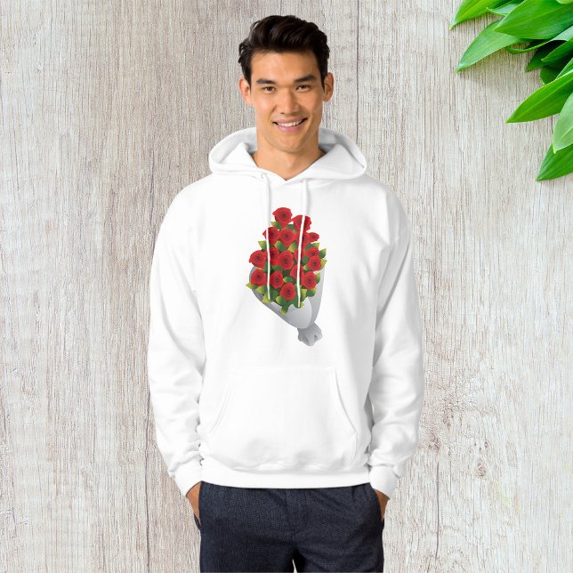 Veste À Capuche Bouquet De Roses Rouges (Créateur téléchargé)