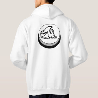 Veste À Capuche Bouton ATROX ANIMI & Griffin sur Sweatshirt blanc