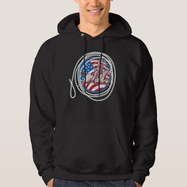 Veste À Capuche Bow-boy patriotique (Devant)
