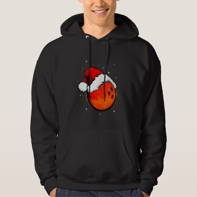 Veste À Capuche Bowling Noël Sports Noël (Devant)