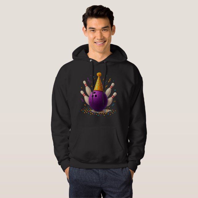 Veste À Capuche Bowling Party Celebration 🎳✨  (Devant entier)