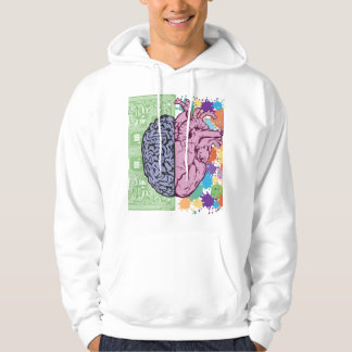 Veste À Capuche brain heart balance emotion