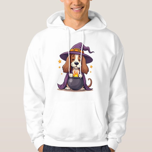 Veste À Capuche Brassin de Basset Sorcière (Devant)