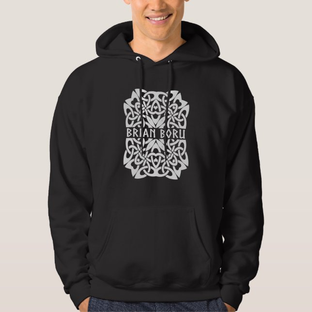 Veste À Capuche Brian Boru Roi d'Irlande Celte Celte Irlande Clont (Devant)