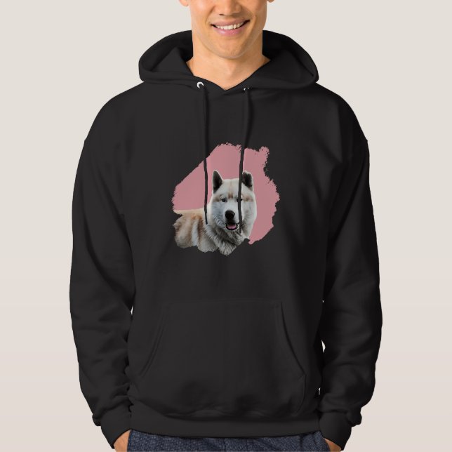 Veste À Capuche Brosse Chien Husky (Devant)