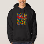 Veste À Capuche Brother Birthday Boy Building Bricks Family Party<br><div class="desc">Brother Birthday Boy Building Bricks Family Party Decor</div>
