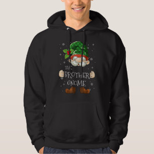 Veste À Capuche Brother Gnome Buffalo Plaid Christmas Tree Family