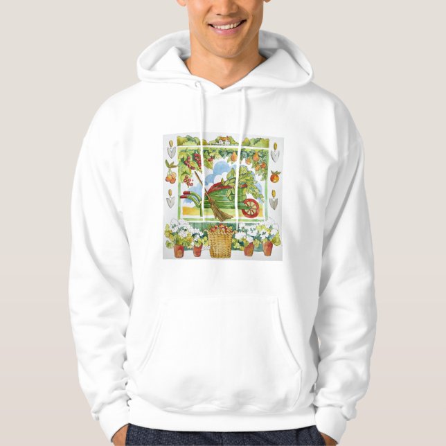 Veste À Capuche Brouette - bordure 2012 de jardin (Devant)