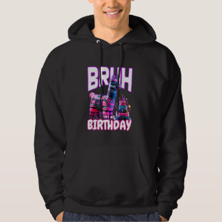 Veste À Capuche Bruh C'Est Mon Anniversaire Llama Pinata Famille F