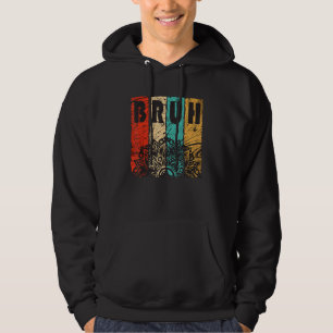 Veste À Capuche Bruh meme dit frère saluer les hommes Ados garçons