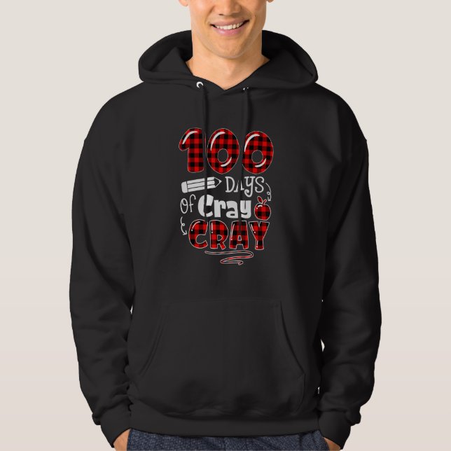 Veste À Capuche Buffalo A Plongé 100 Jours De Cray Crayons Adulte (Devant)