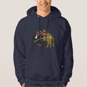 Veste À Capuche Buffalo indien tribal