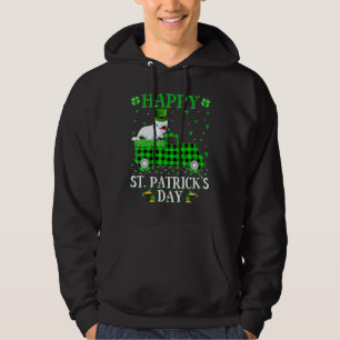 Veste À Capuche Buffalo Plaid Green Truck Beluga Whale Fish St Pat