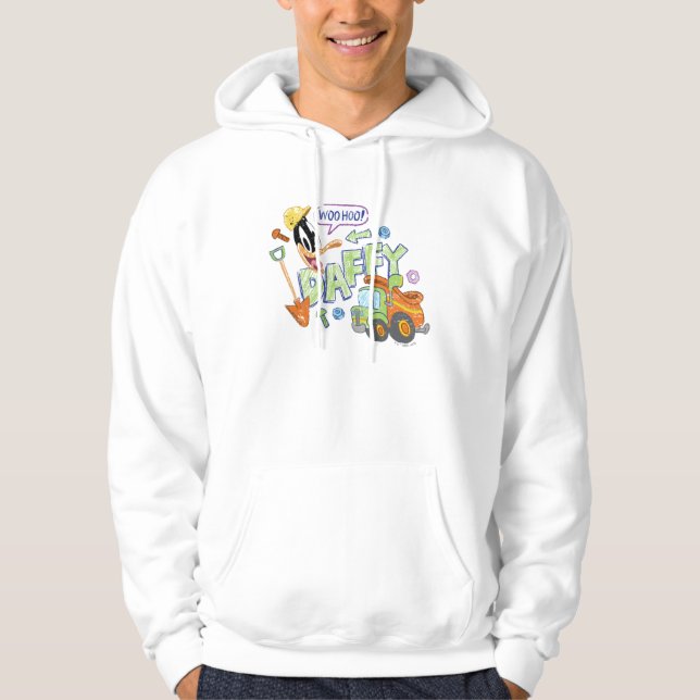 Veste À Capuche BUGS BUNNY BUILDERS™| DAFFY DUCK™ Sketch Art (Devant)