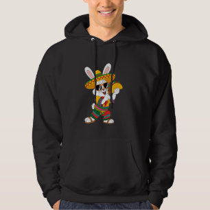 Veste À Capuche Bunny mexicain Taco Poncho Sombrero Funny hispaniq