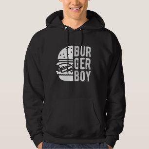 Veste À Capuche Burger BOY Burger Restauration rapide Foodie Burg
