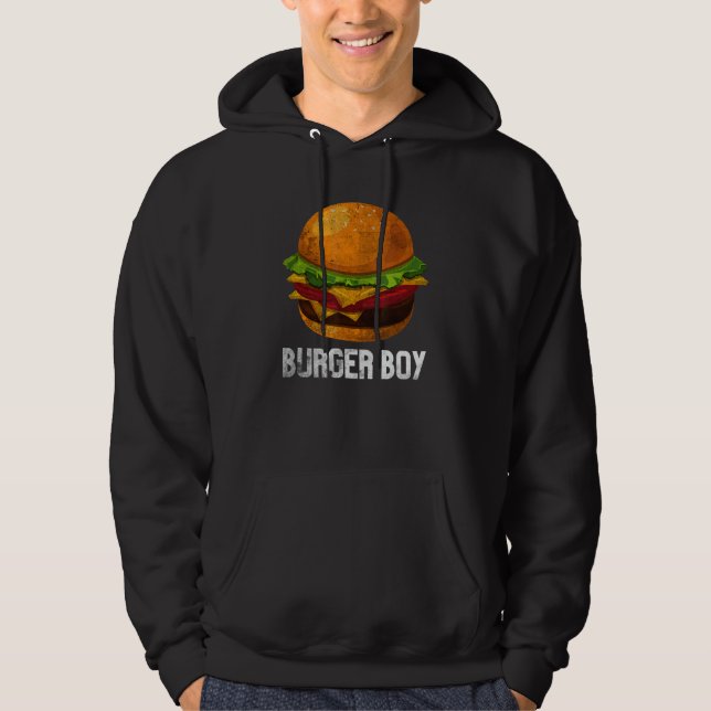 Veste À Capuche Burger désossé Burger Burgers Cheeseburger Hambour (Devant)