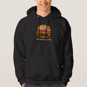 Veste À Capuche Burger Girl Bacon Cheeseburger Hamburge