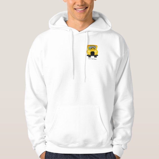 Veste À Capuche Bus scolaire 2 (personnalisable) (Devant)