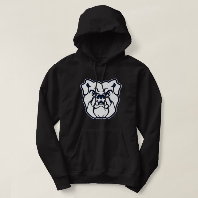 Veste À Capuche Butler Bulldogs gauche poitrine logo Raglan Baseba (Design devant)