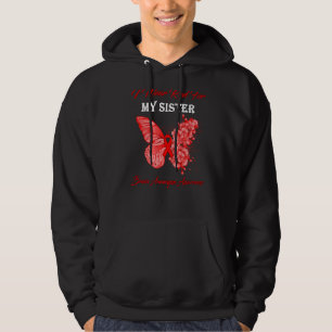 Veste À Capuche Butterfly I Wear Red For My Sister Brain Aneurysm