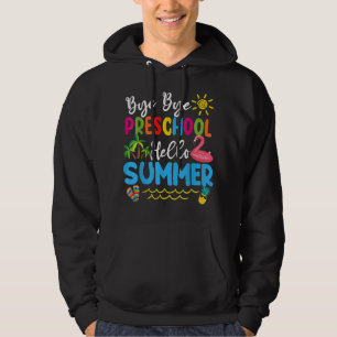 Veste À Capuche Bye Bye Préscolaire Bonjour Été Enseignant Étudian