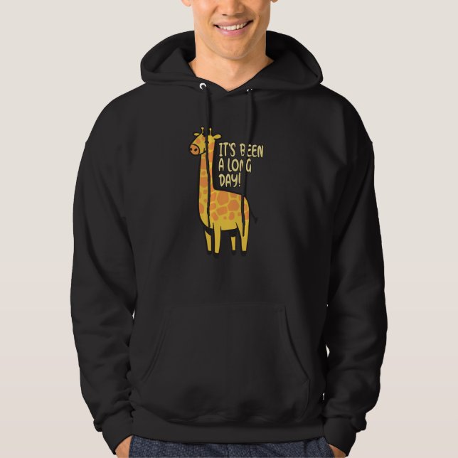 Veste À Capuche Ça fait une longue journée de mignonnes pyjamas de (Devant)