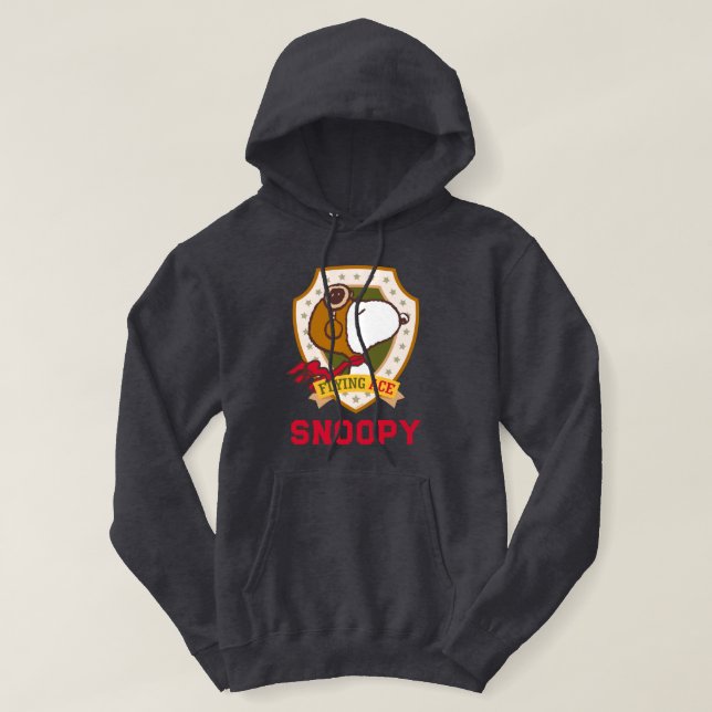 Veste À Capuche cacahuètes | Snoopy Flying Ace Badge (Design devant)