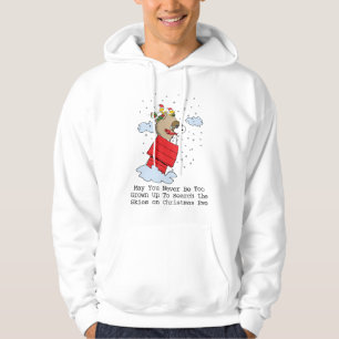 Veste À Capuche cacahuètes Snoopy l'As Volant à Noël