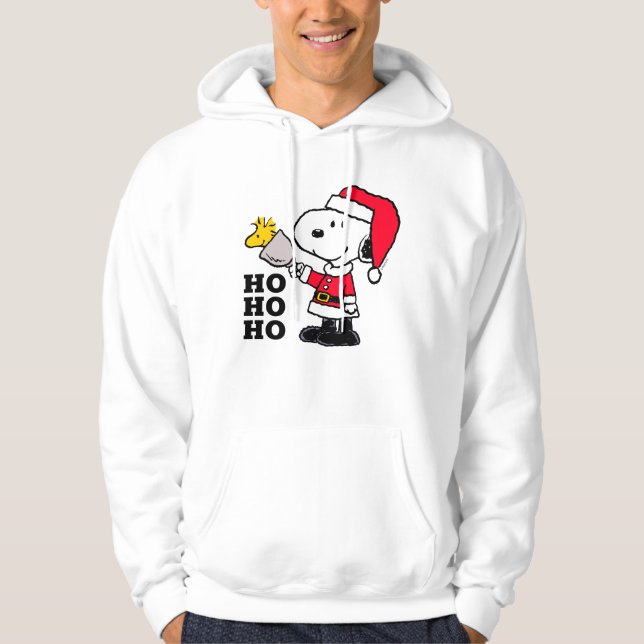 Veste À Capuche cacahuètes | Snoopy & Woodstock Ho Ho Ho (Devant)