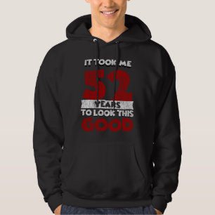 Veste À Capuche Cadeau d'anniversaire drôle de 52 ans