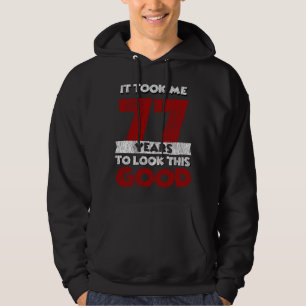 Veste À Capuche Cadeau d'anniversaire drôle de 77 ans