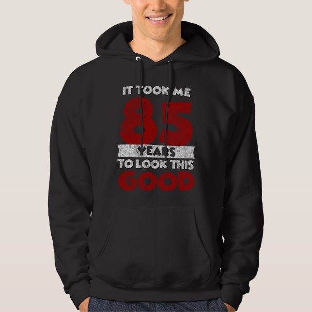 Veste À Capuche Cadeau d'anniversaire drôle de 85 ans (Devant)