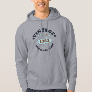 Veste À Capuche Cadeau d'anniversaire vintage personnalisé