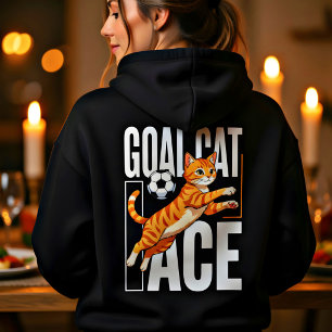 Veste À Capuche Cadeau de chat drôle pour les amateurs de football