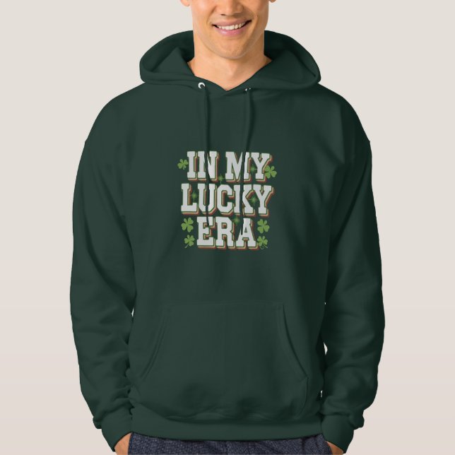 Veste À Capuche Cadeau de famille pour la Saint-Patrick de mon ère (Devant)