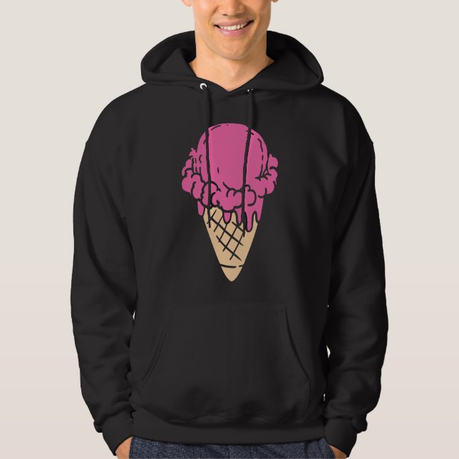 Veste À Capuche Cadeau de glace  (Devant)