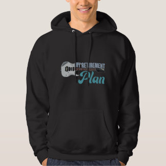 Veste À Capuche Cadeau de retraite drôle Guitariste Mon plan de re