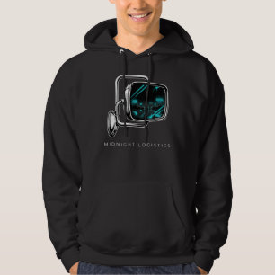 Veste À Capuche Cadeau de routier de logistique de minuit Livraiso