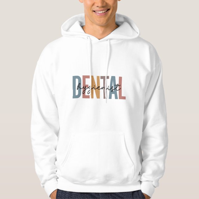 Veste À Capuche Cadeau d'hygiéniste dentaire, Cadeau d'assistant d (Devant)