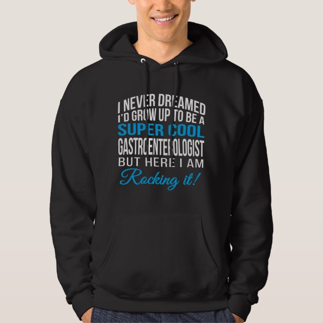 Veste À Capuche Cadeau drôle d'appréciation pour gastroentérologue (Devant)