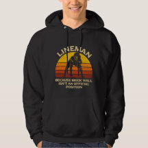 Cadeau drôle de mur de briques de lineman de footb