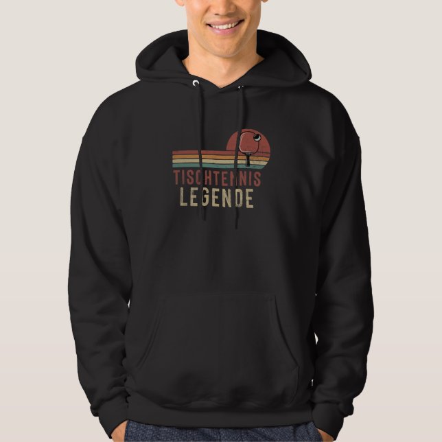 Veste À Capuche Cadeau du tennis de table (Devant)