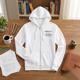 Veste À Capuche Cadeau personnalisé Meilleur Enseignant - Cadeau p