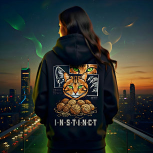 Veste À Capuche Cadeau pour amateur de tricot félin différent