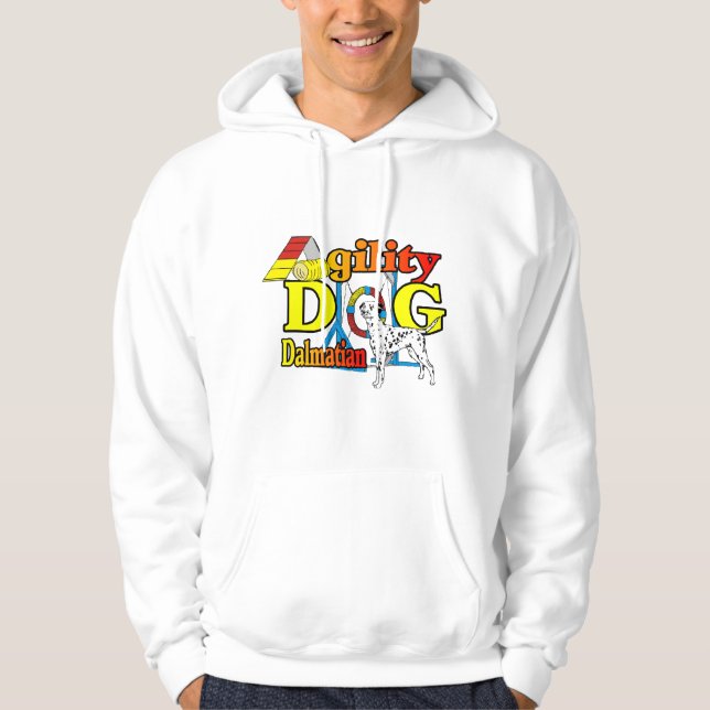 Veste À Capuche Cadeaux d'agilité dalmate (Devant)