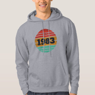 Veste À Capuche Cadeaux d'anniversaire vintages personnalisés